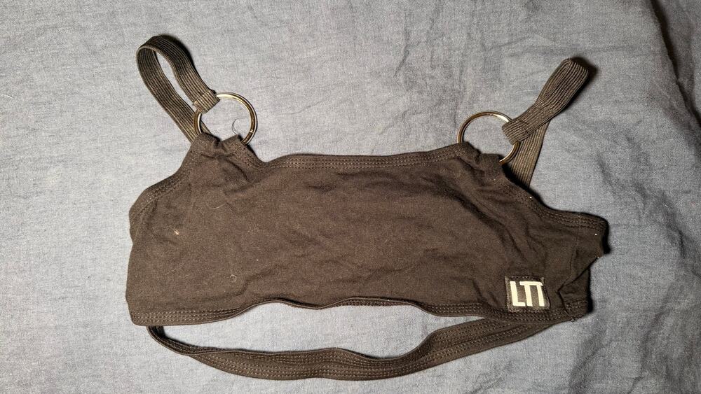 Love Too True Black Underboob Bralette Size Small